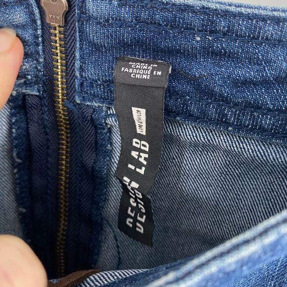 Design Lab Women’s A Line Mini Denim Skirt size S - Picture 2 of 4